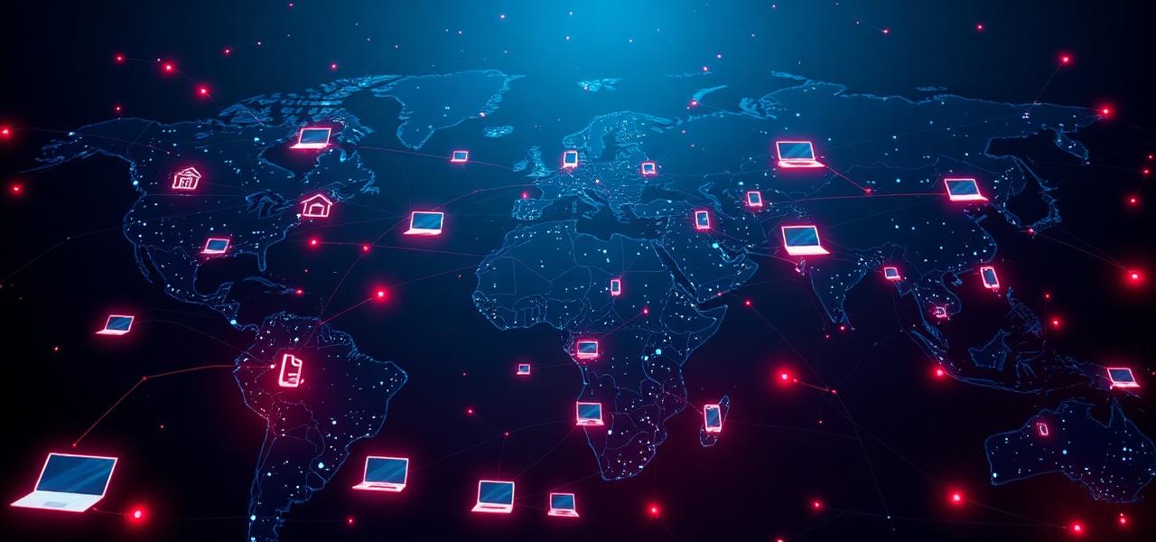 Distributed enterprise environments protected by whole-network asset visibility