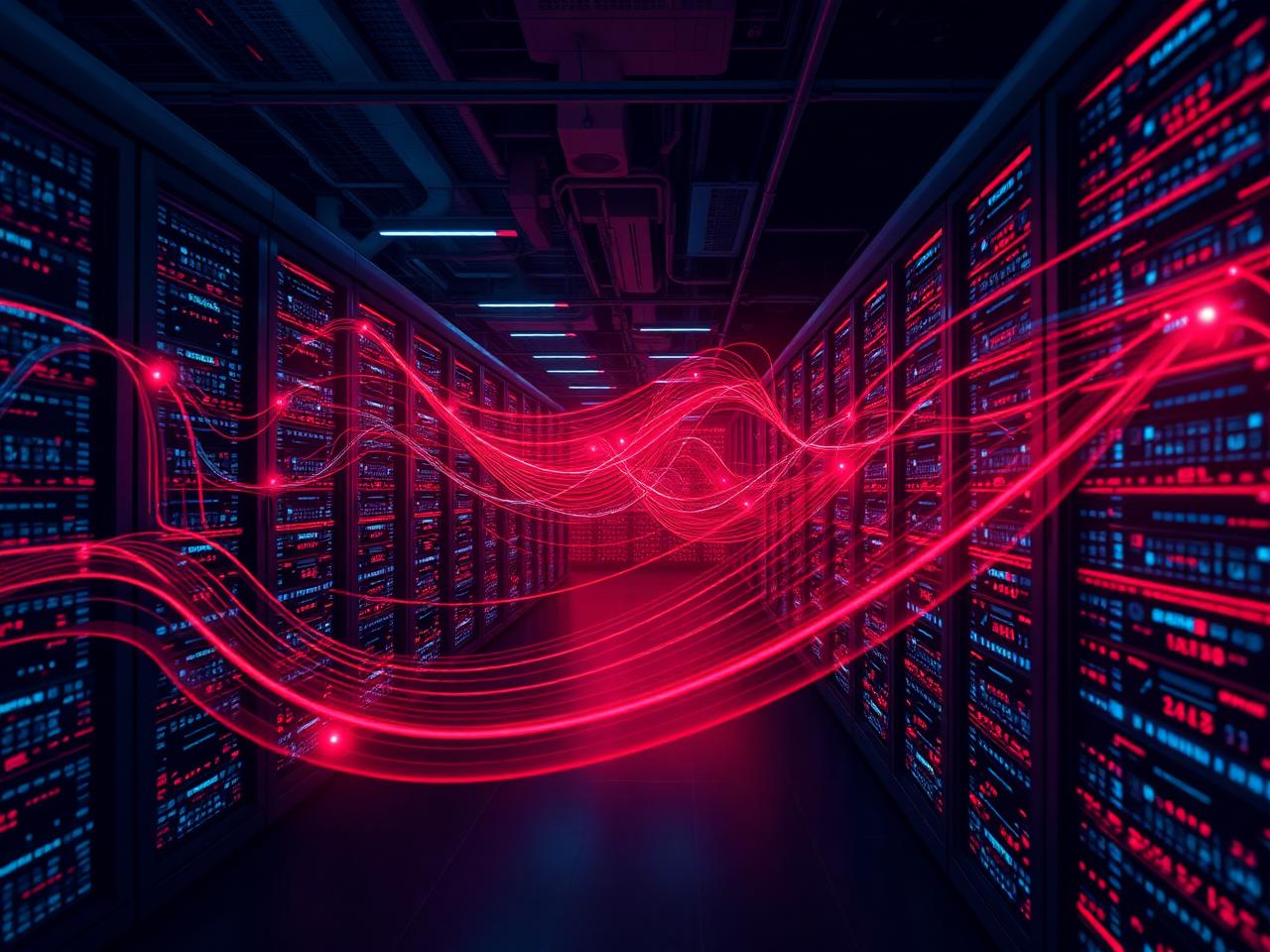 High-performance server corridor with algorithmic optimization streams