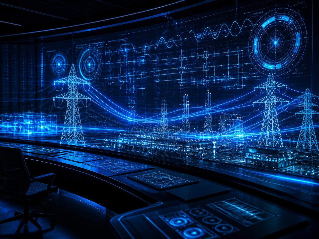 Software-defined electricity control room with digital power grid visualization